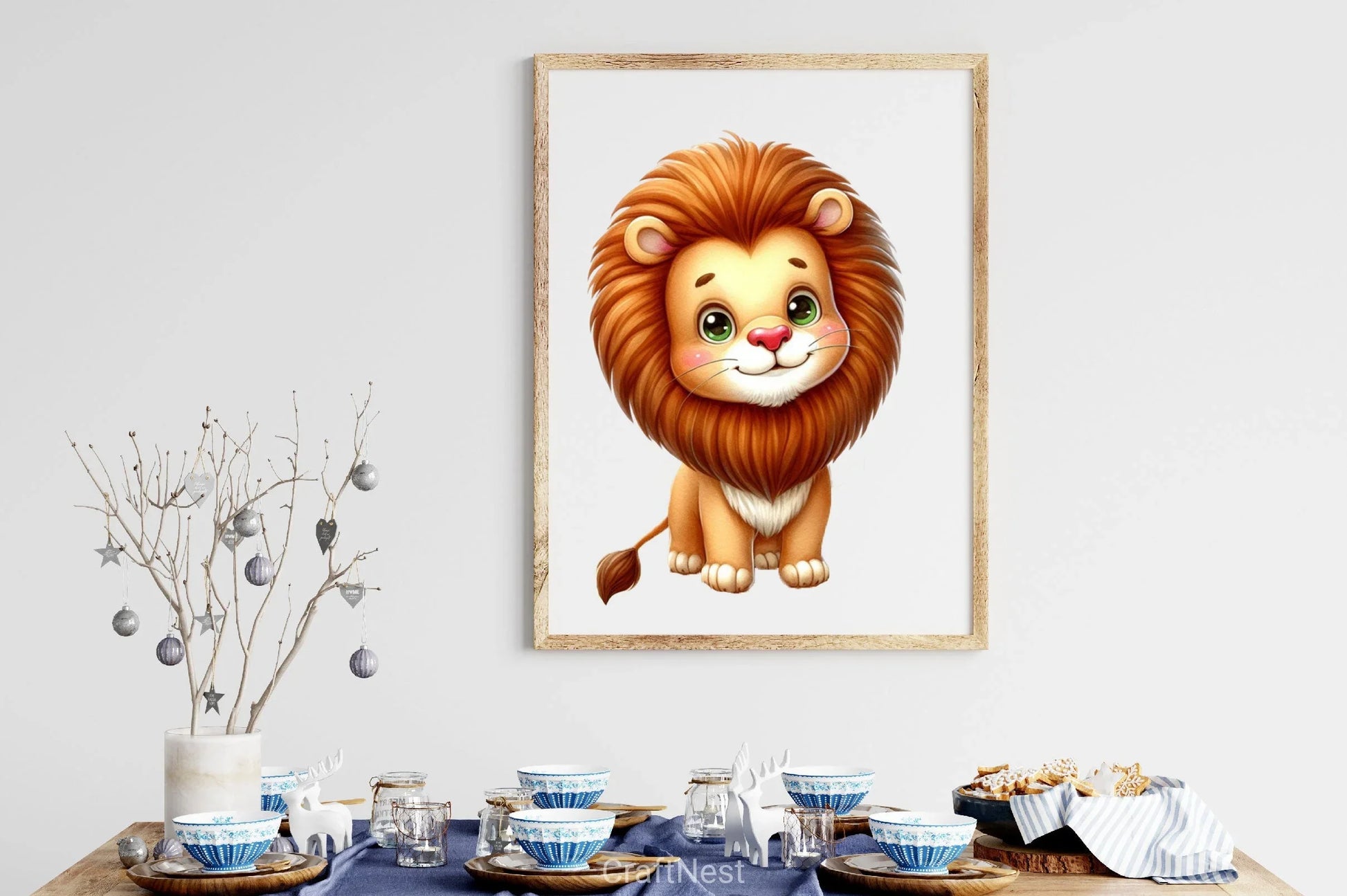 Happy Lion Clipart Bundle - CraftNest - Digital Crafting and Art