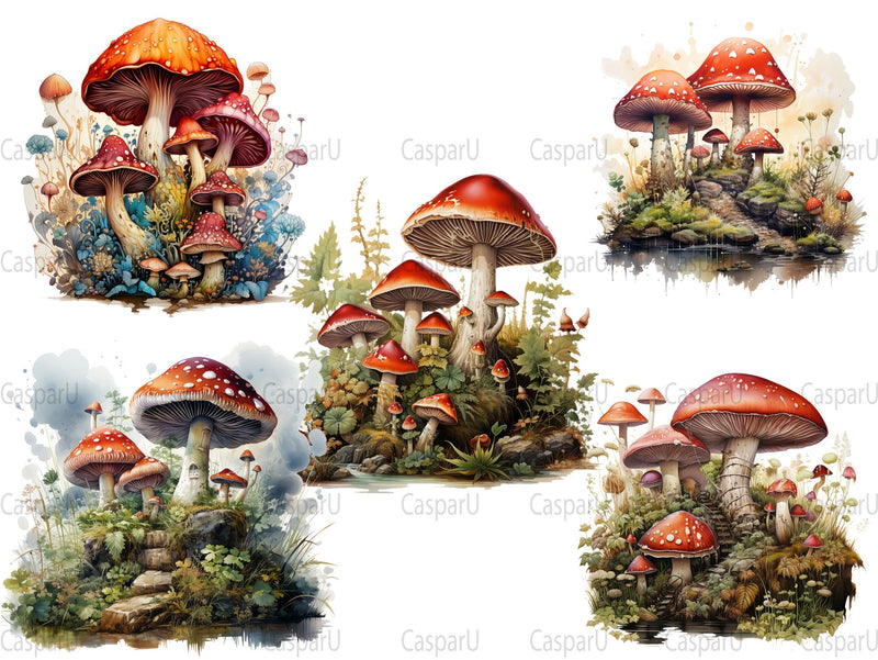Mushroom And Fungus Clipart - CraftNest