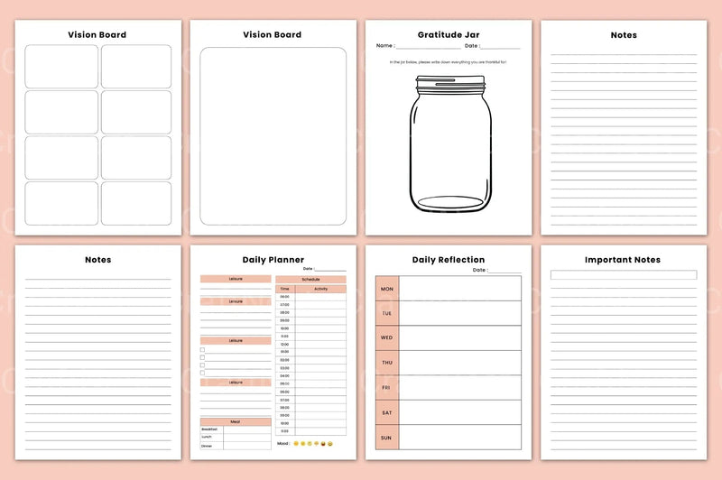 Dream Big Vision Workbook for Goal Setting - CraftNest - Digital Crafting and Art