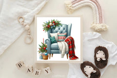 Christmas Armchairs Clipart Bundle - CraftNest - Digital Crafting and Art