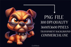 Angry Dog Clipart Bundle - CraftNest - Digital Crafting and Art