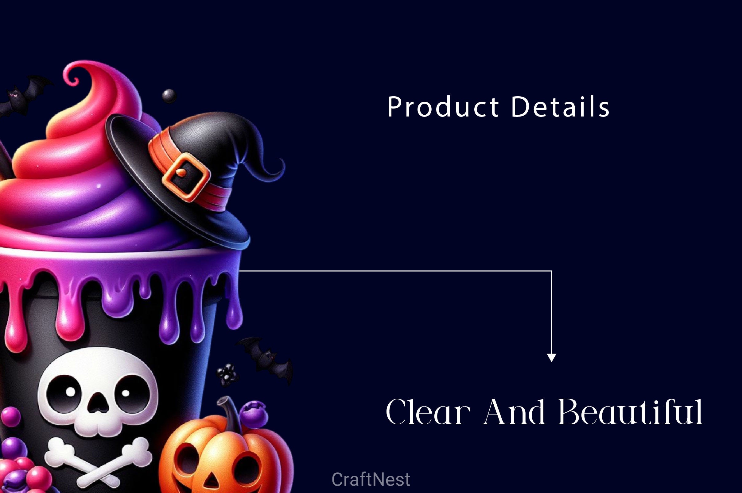 Halloween Coffee Cup Clipart Bundle 4