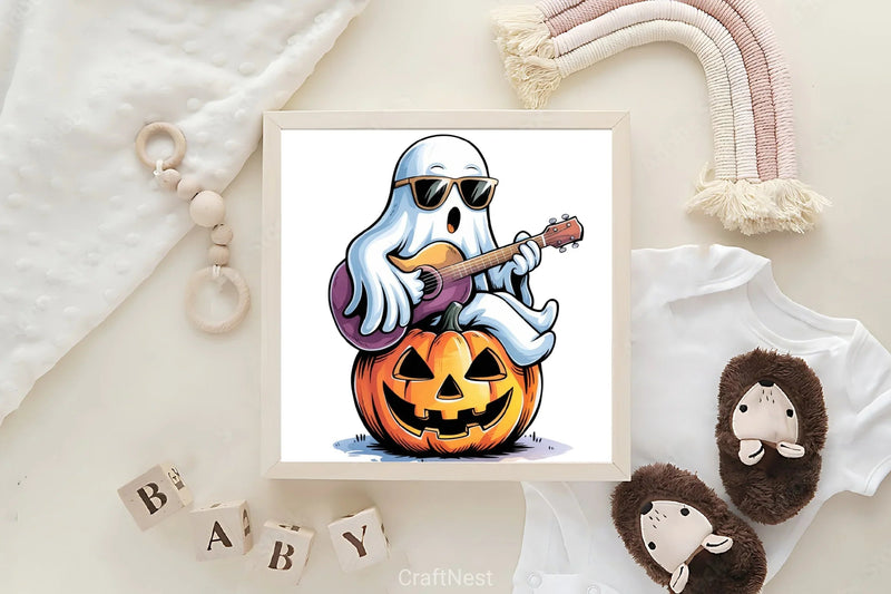 Halloween Ghost Clipart Bundle 8 - CraftNest - Digital Crafting and Art