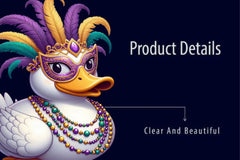 Mardi Gras Duck Clipart Bundle - CraftNest - Digital Crafting and Art