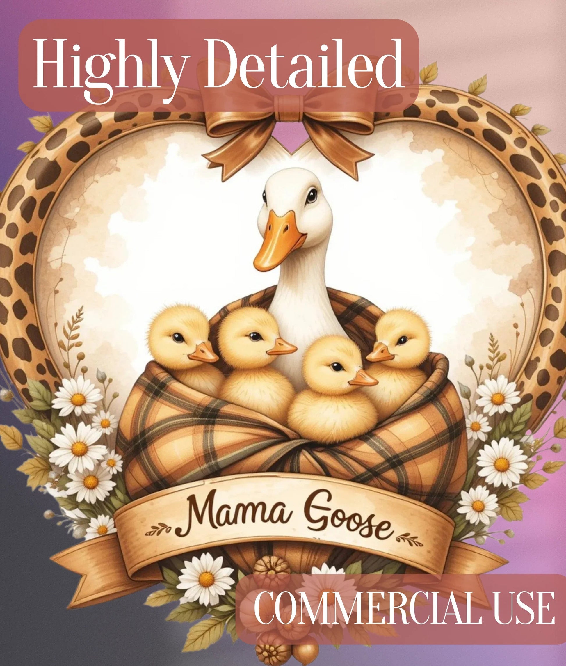 MAMA Goose Clipart Bundle - CraftNest - Digital Crafting and Art
