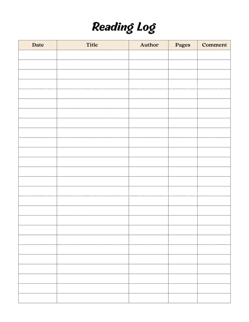 Reading Planner Guide - CraftNest - Digital Crafting and Art
