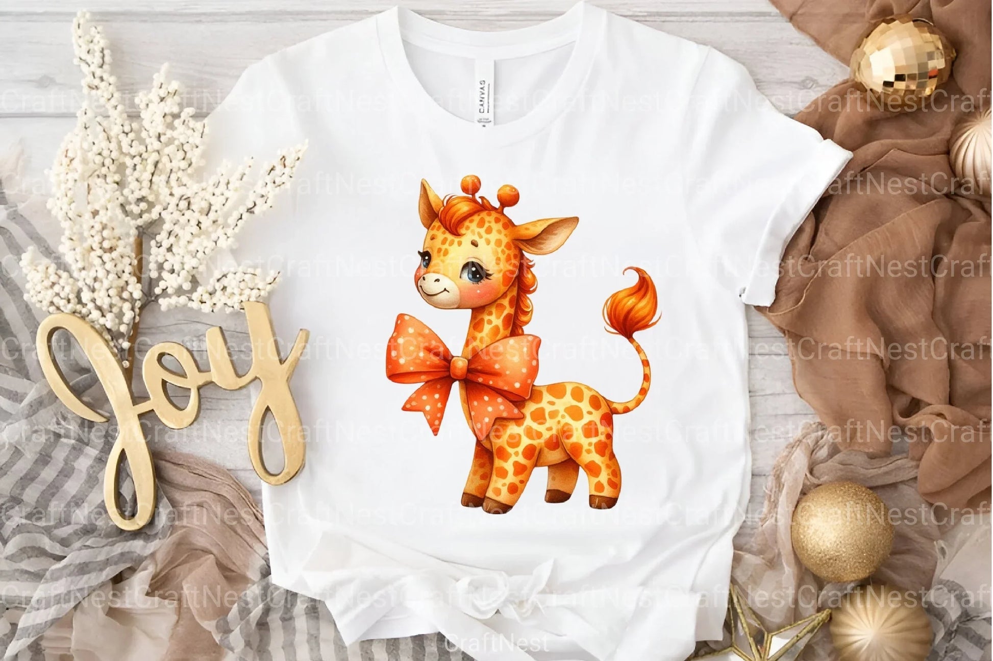 Valentine's Day Giraffe Clipart Bundle - CraftNest - Digital Crafting and Art