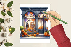 Halloween Storefront Clipart Bundle - CraftNest - Digital Crafting and Art