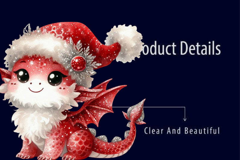 Glitter Dragon Clipart Bundle - CraftNest - Digital Crafting and Art