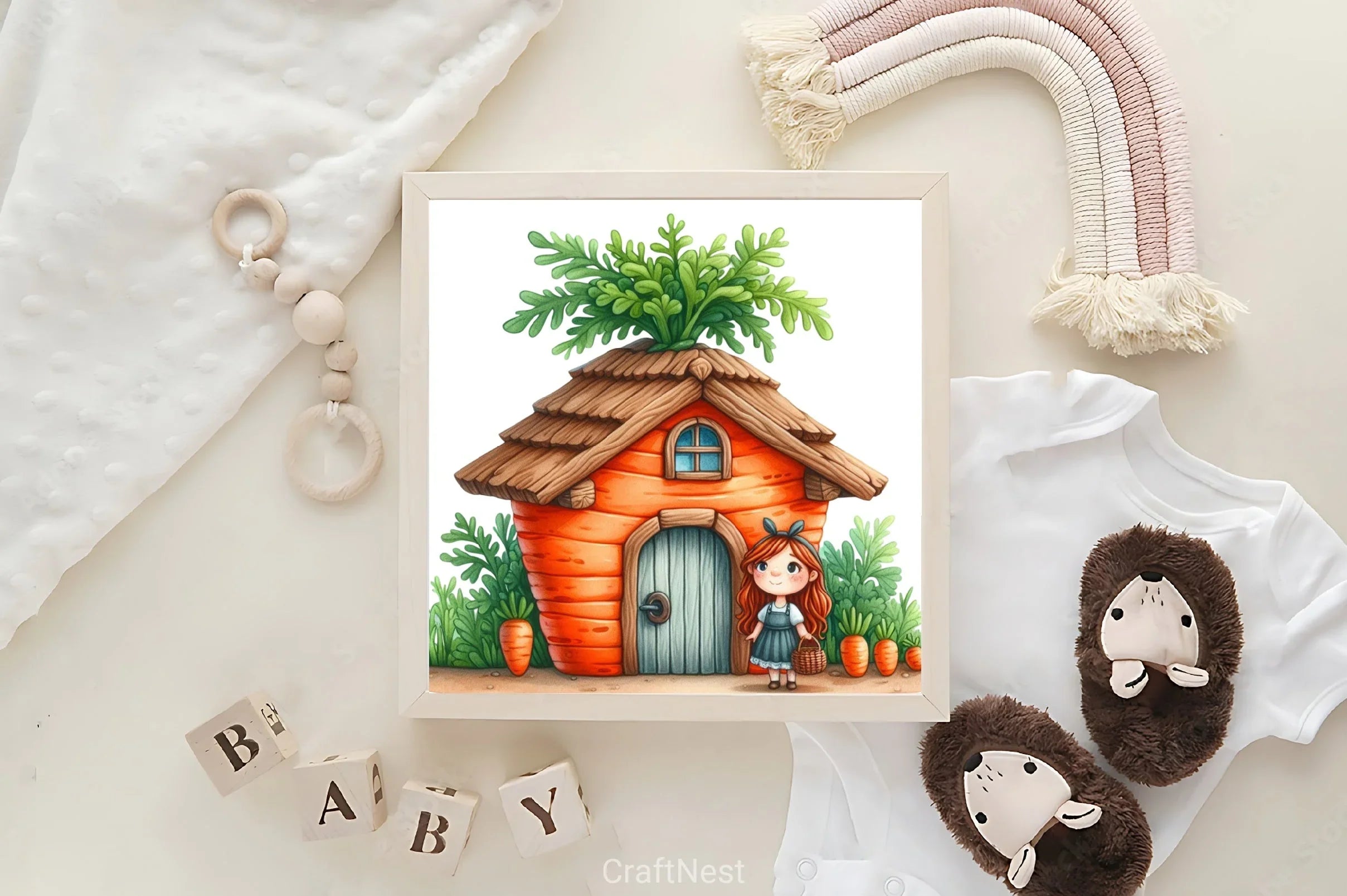 Easter Carrot House Clipart Bundle 2 - CraftNest - Digital Crafting and Art