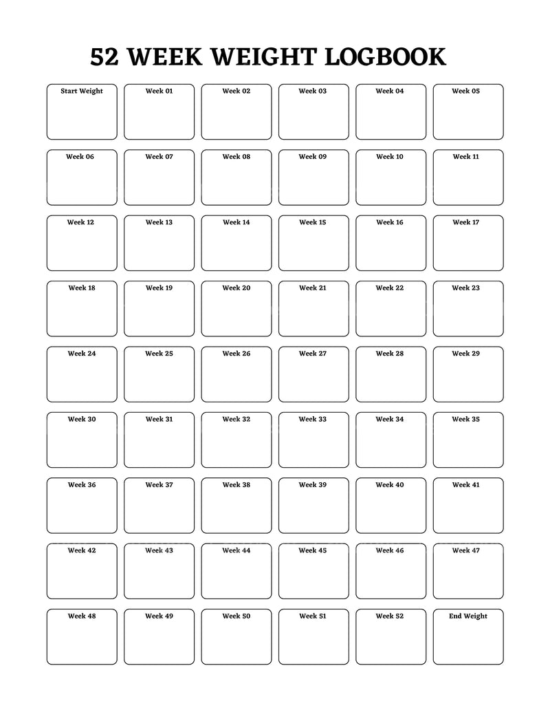 Customizable Fitness Planner Canva Template - CraftNest - Digital Crafting and Art