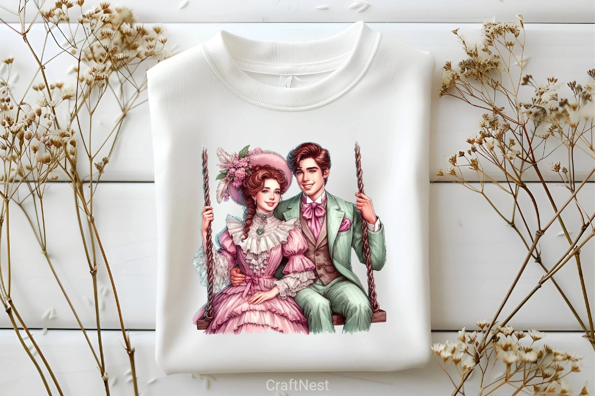 Valentine Romantic Couple Clipart Bundle 3 - CraftNest - Digital Crafting and Art