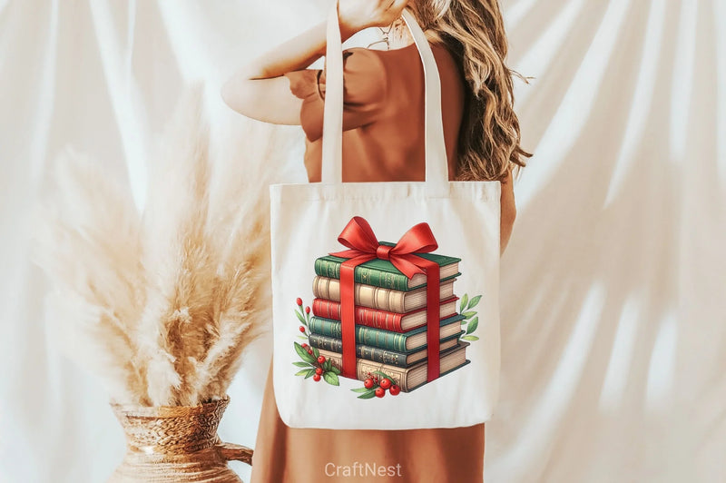 Christmas Book Set Clipart Bundle - CraftNest - Digital Crafting and Art