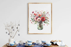 Valentine Flowers Jar Clipart Bundle - CraftNest - Digital Crafting and Art