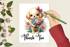 Cute Puppy Clipart Bundle 2 - CraftNest - Digital Crafting and Art
