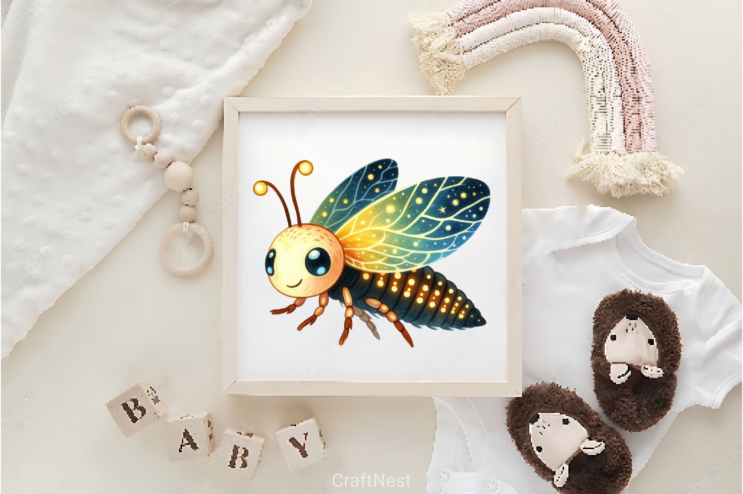 Cute Insects Clipart Bundle