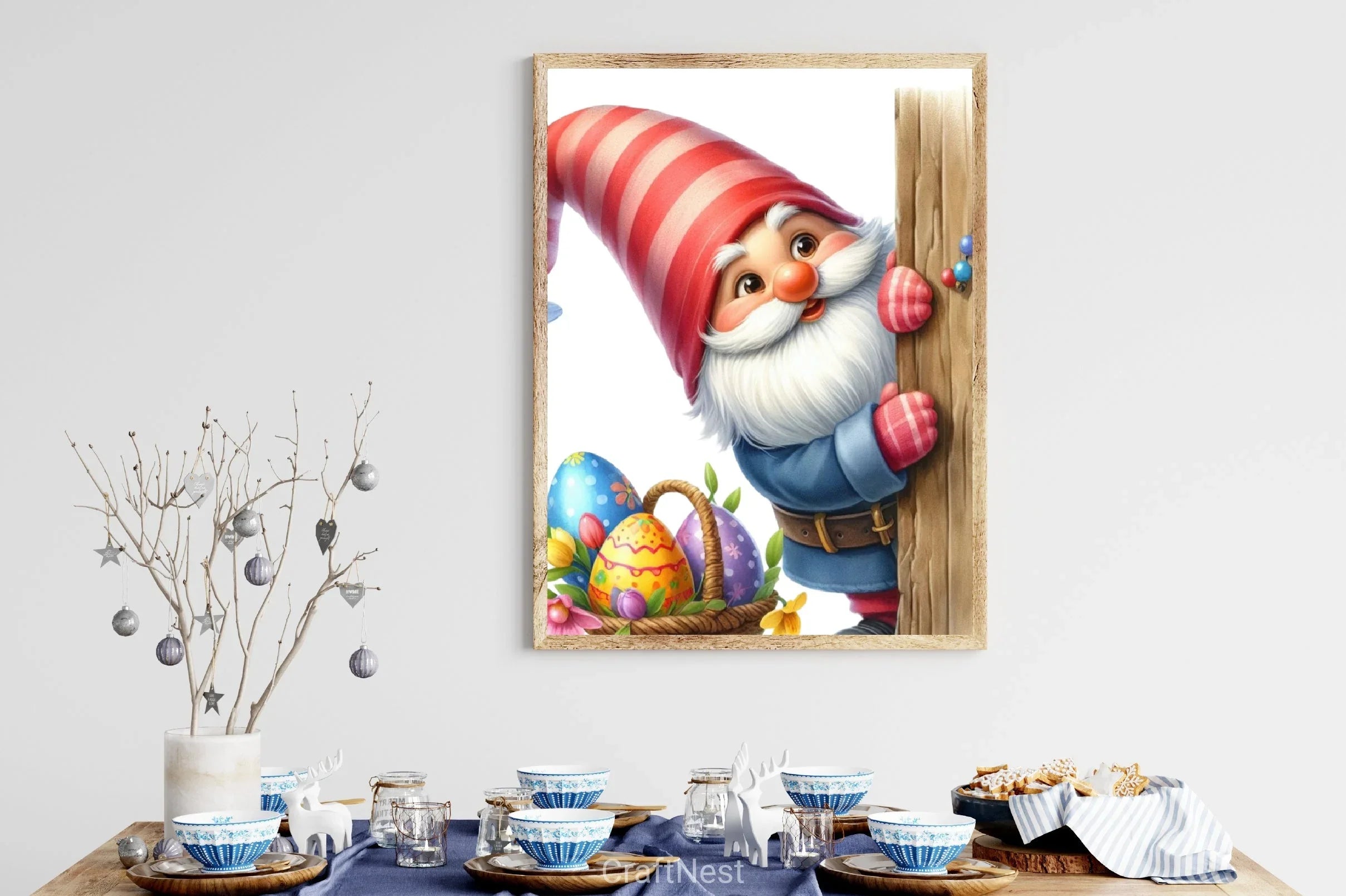 Easter Gnome Clipart Bundle 13 - CraftNest - Digital Crafting and Art