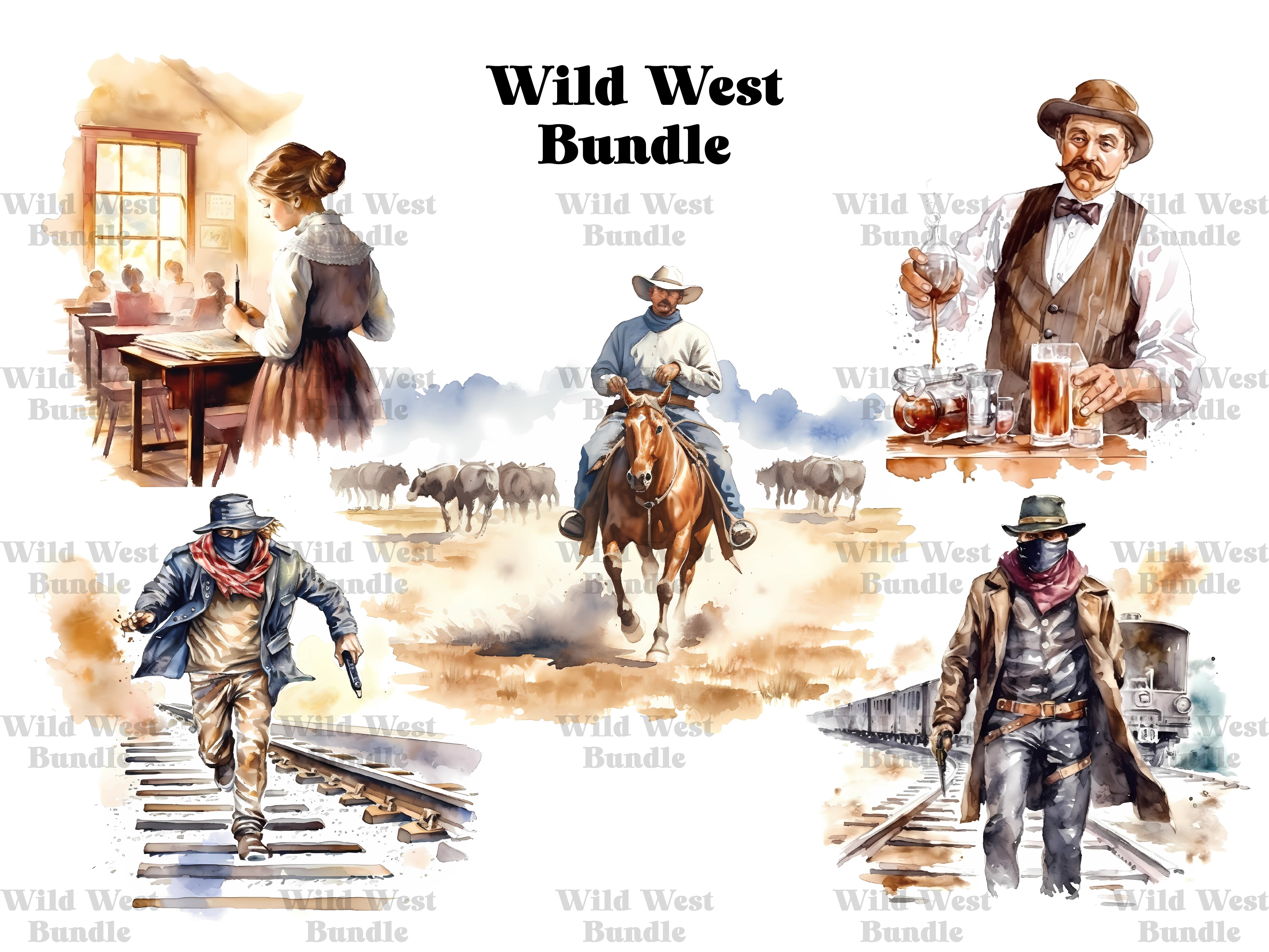 Wild West Clipart - CraftNest