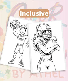 Football Season Coloring Books Bundle - CraftNest - Digital Crafting and Art
