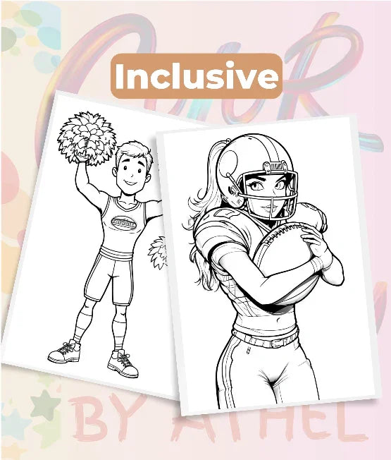 Football Season Coloring Books Bundle - CraftNest - Digital Crafting and Art
