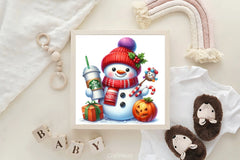 Christmas Snowman Clipart Bundle 16 - CraftNest - Digital Crafting and Art