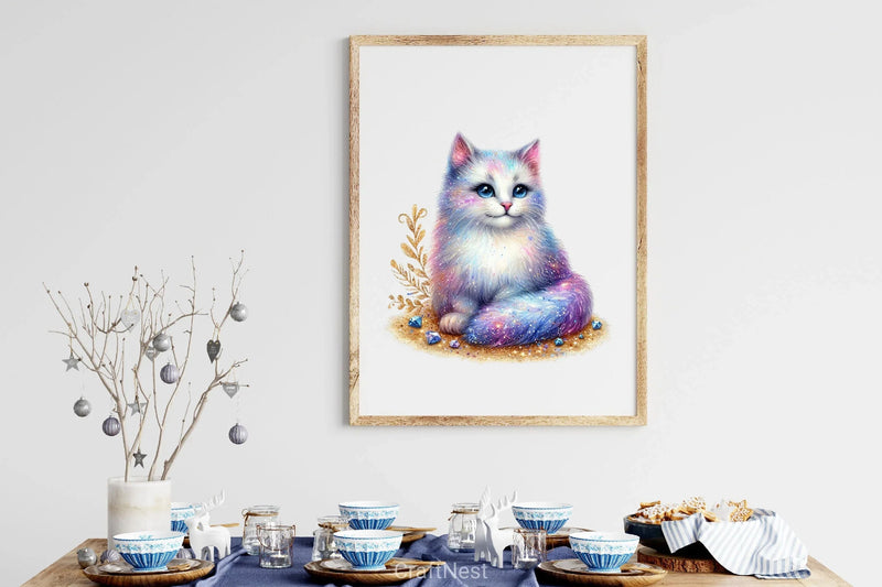 Glitter Cat Clipart Bundle - CraftNest - Digital Crafting and Art