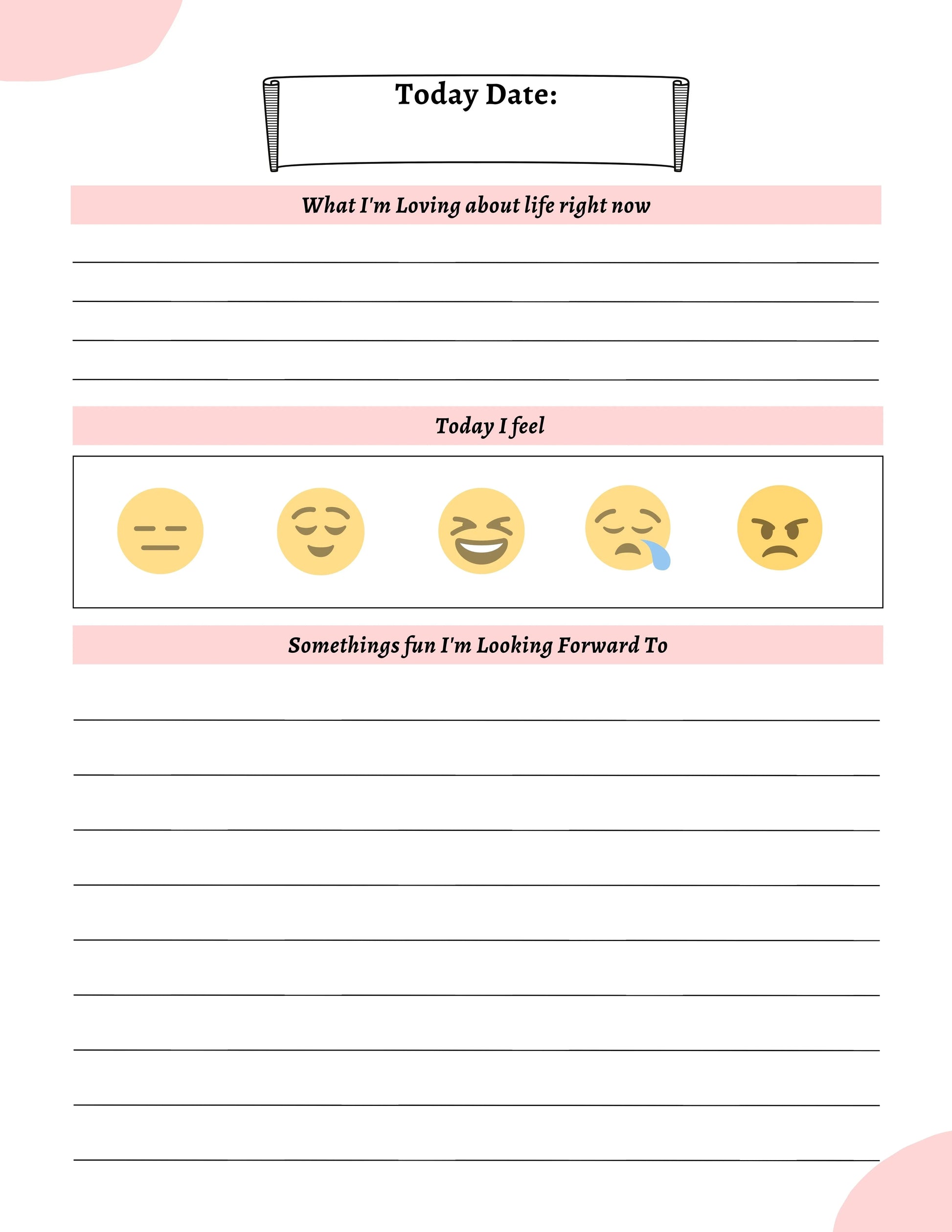 Gratitude Journal KDP Planner - CraftNest - Digital Crafting and Art
