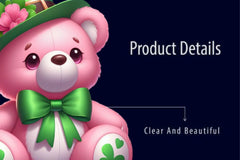 St Patrick's Teddy Bear Clipart Bundle - CraftNest - Digital Crafting and Art