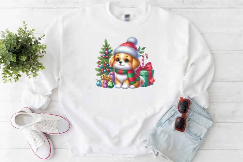 Christmas Dog Clipart Bundle 7 - CraftNest - Digital Crafting and Art