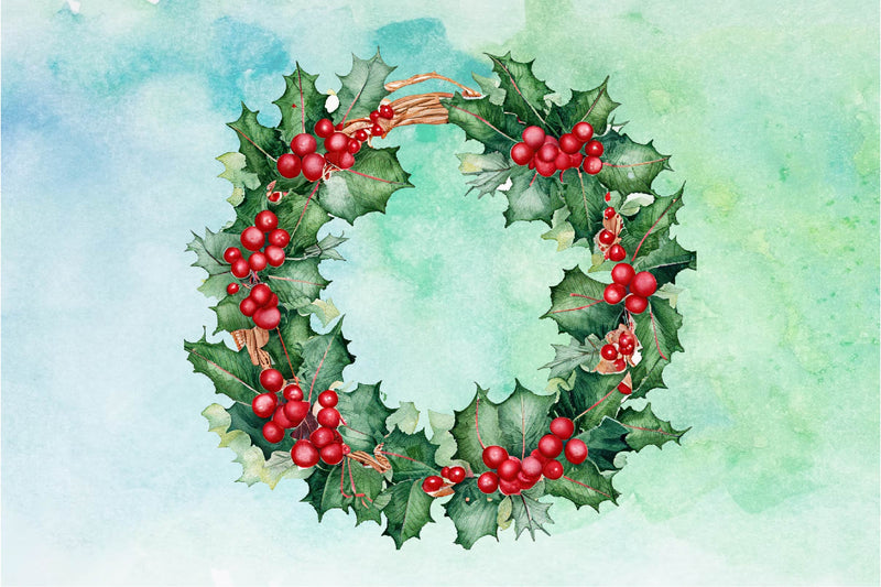 Christmas Wreath Clipart Bundle 1 - CraftNest - Digital Crafting and Art