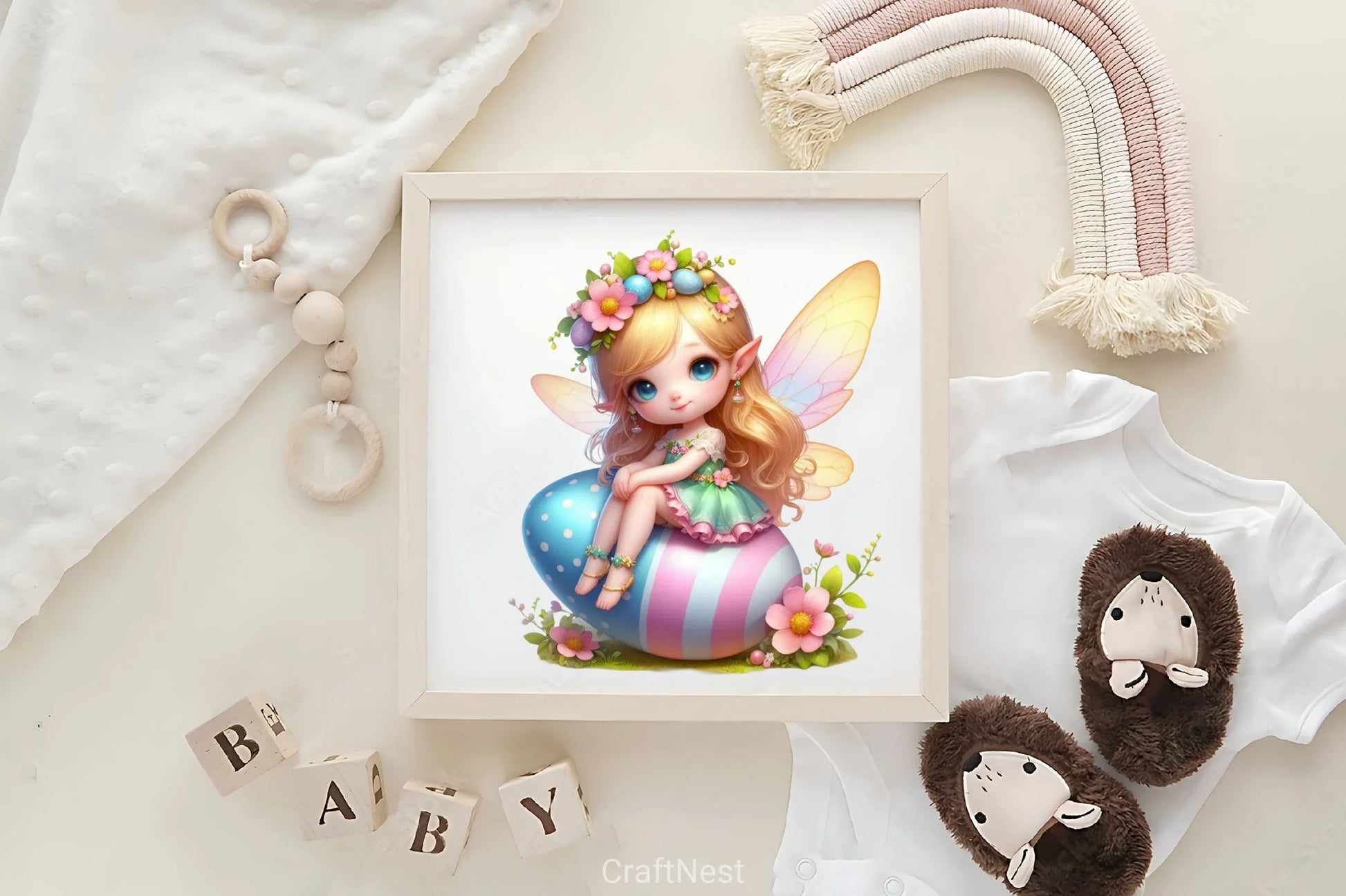 Easter Fairy Girls Clipart Bundle - CraftNest - Digital Crafting and Art