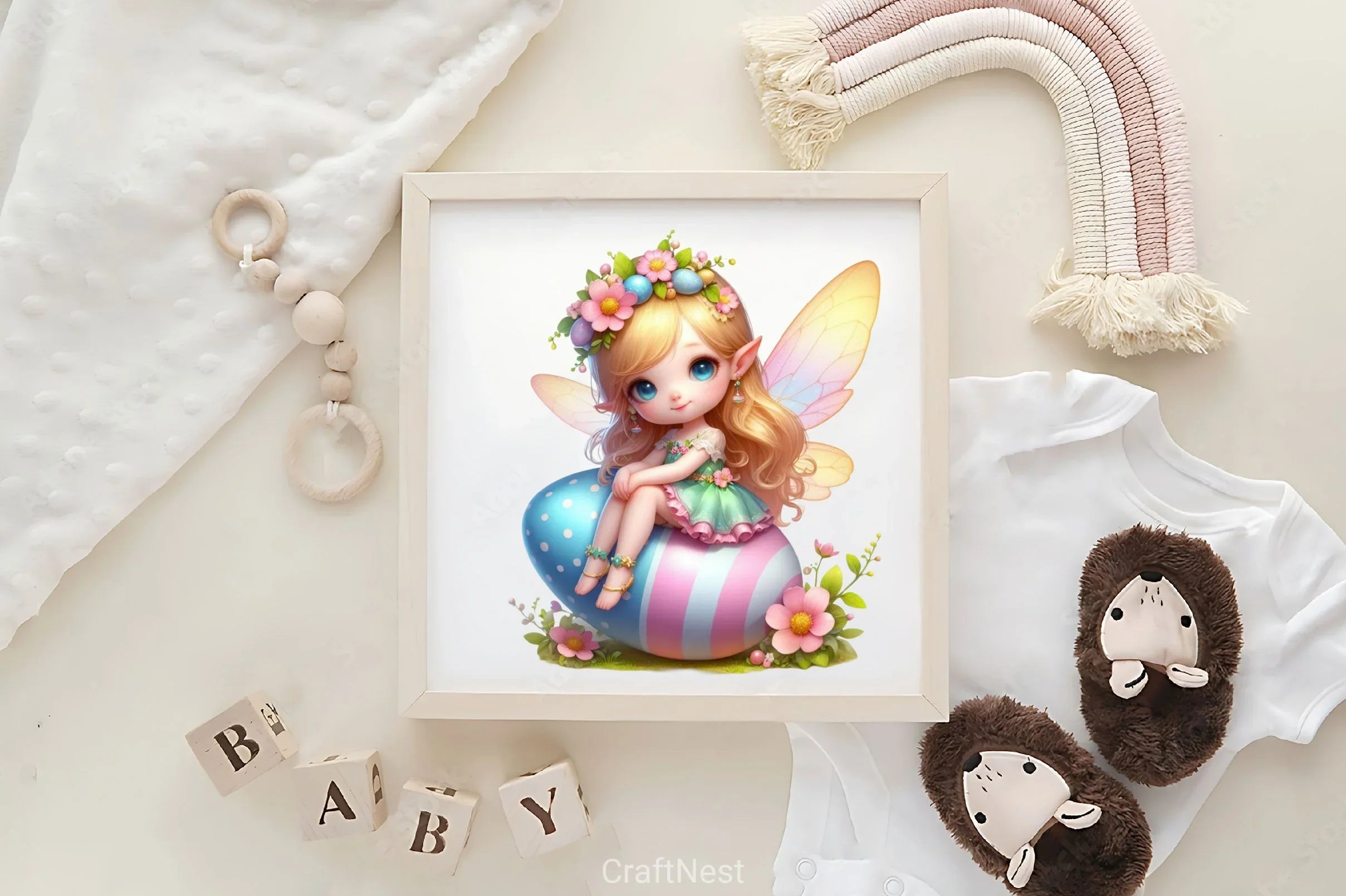 Easter Fairy Girls Clipart Bundle - CraftNest - Digital Crafting and Art