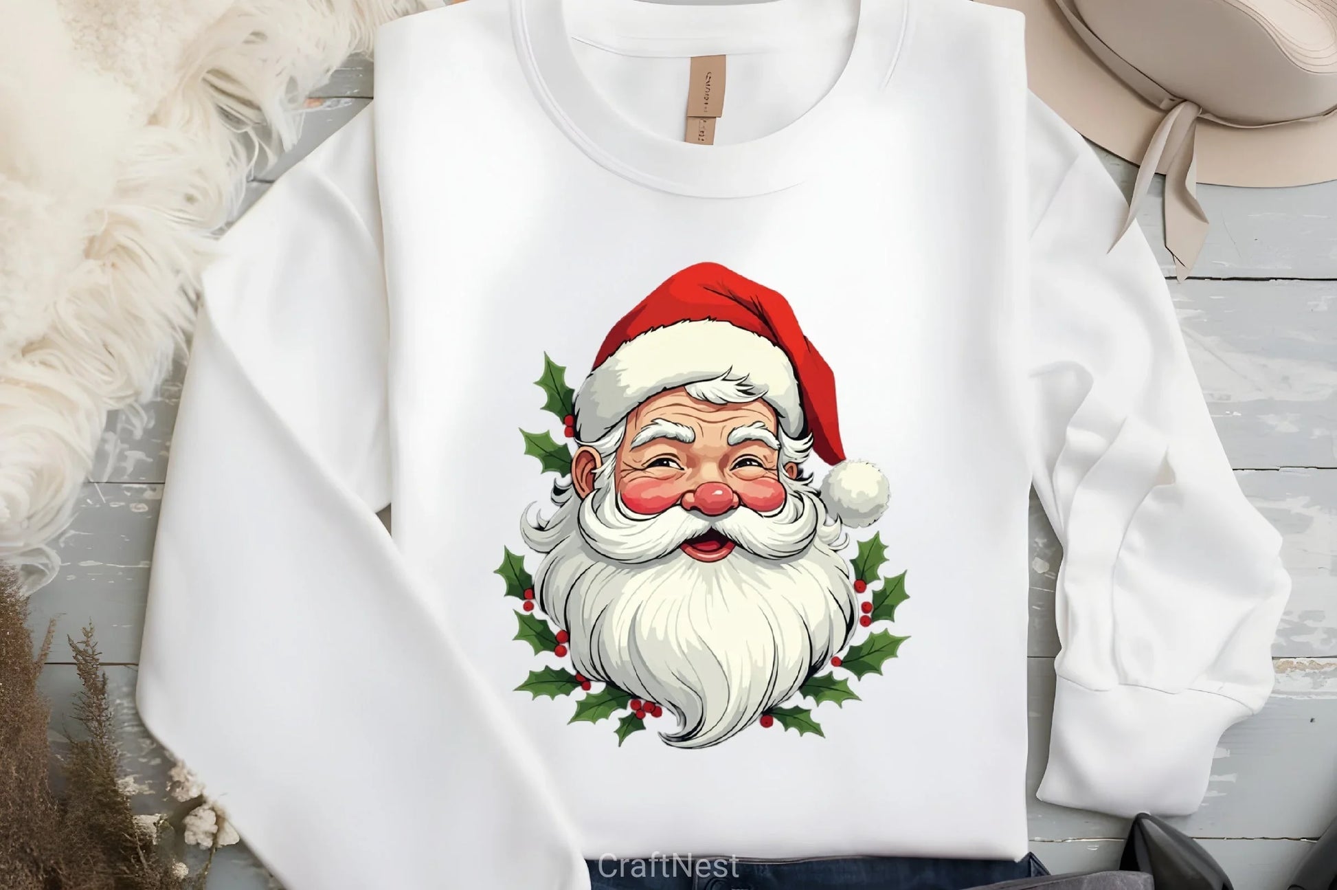 Santa Claus Clipart Bundle 9 - CraftNest - Digital Crafting and Art