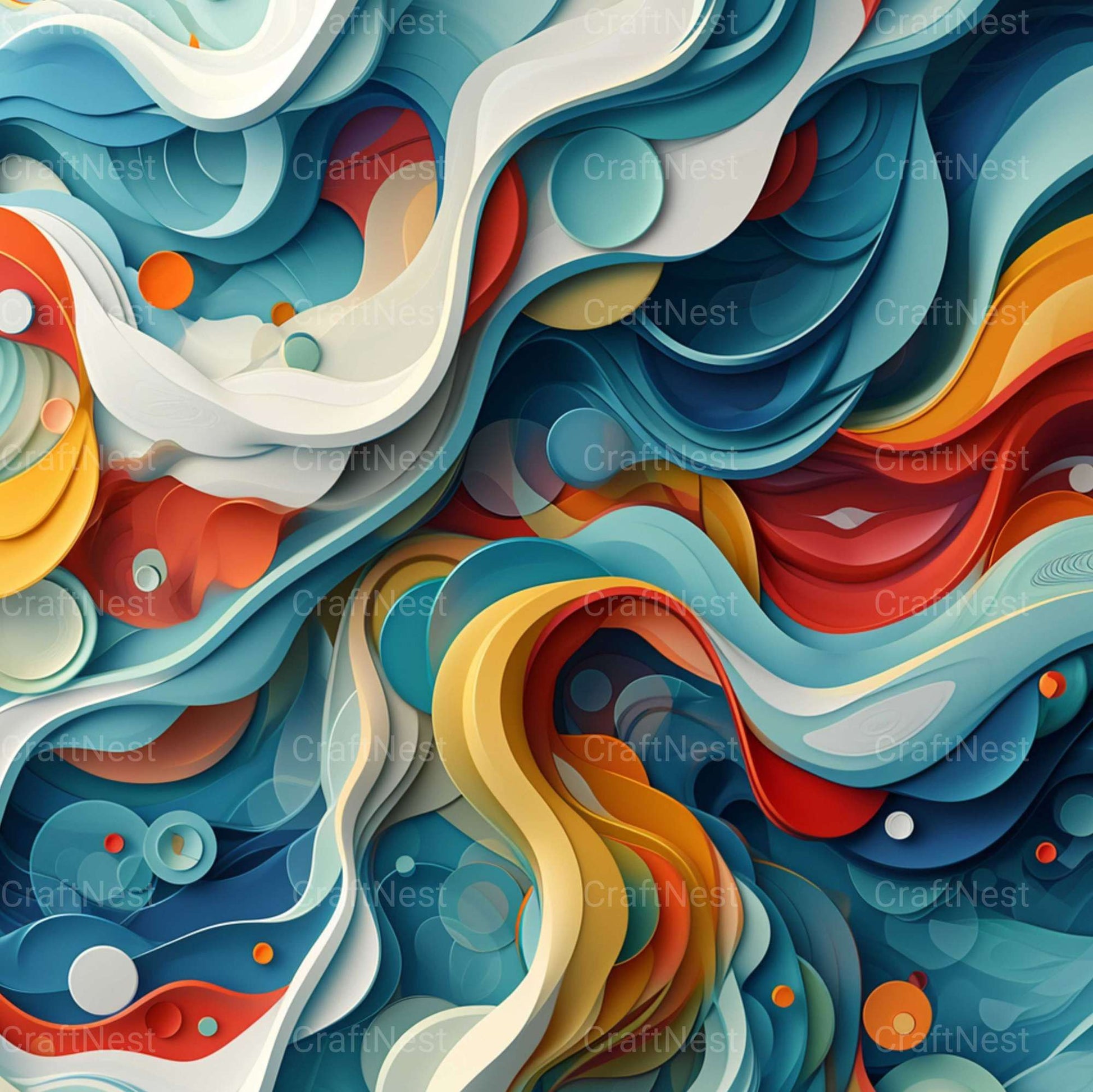 Geometric Flow Textures - CraftNest - Digital Crafting and Art