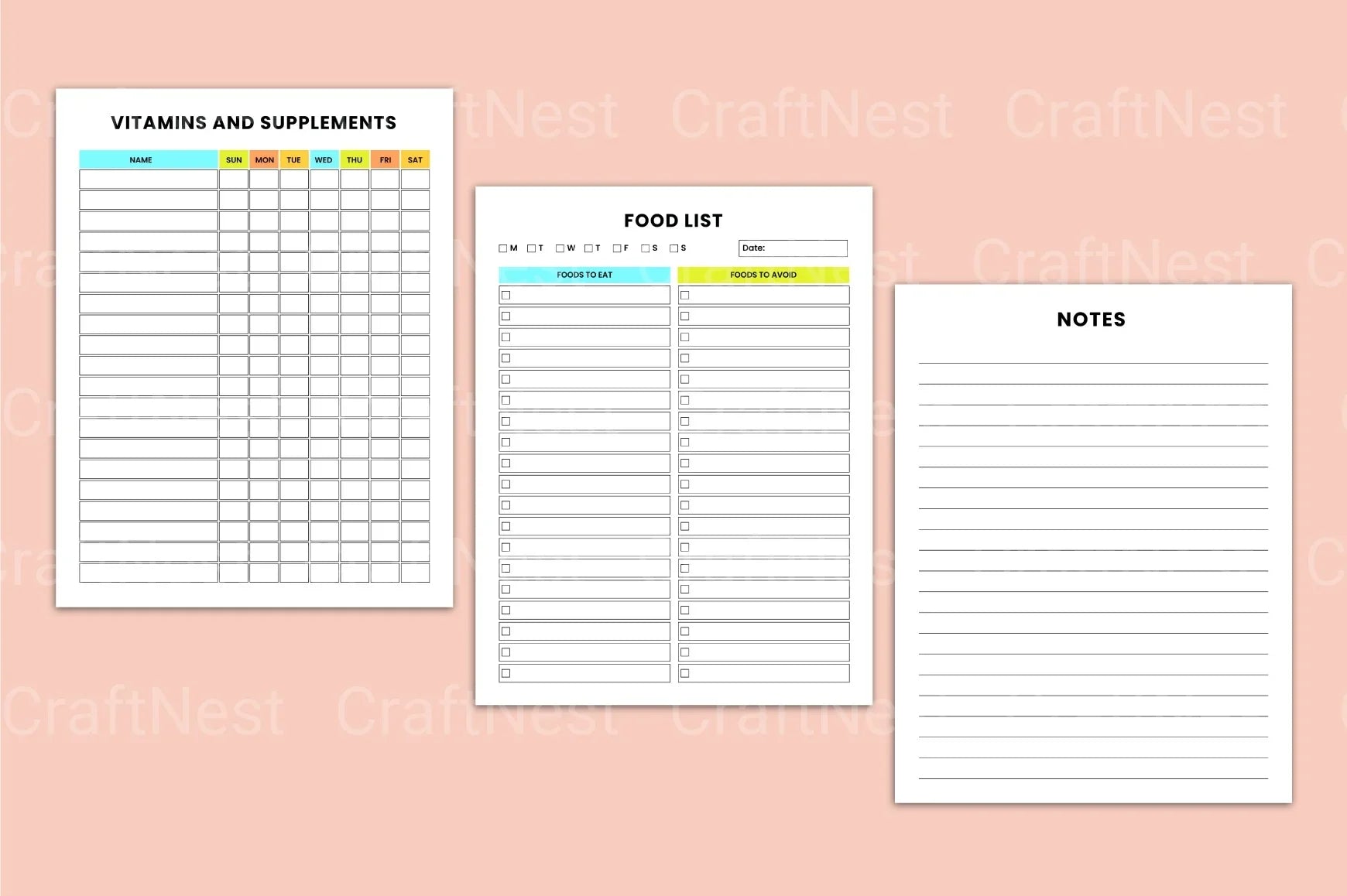 Healthy Meal Prep Guide - CraftNest - Digital Crafting and Art