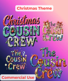 Cousin Crew Christmas Clipart Bundle - CraftNest - Digital Crafting and Art