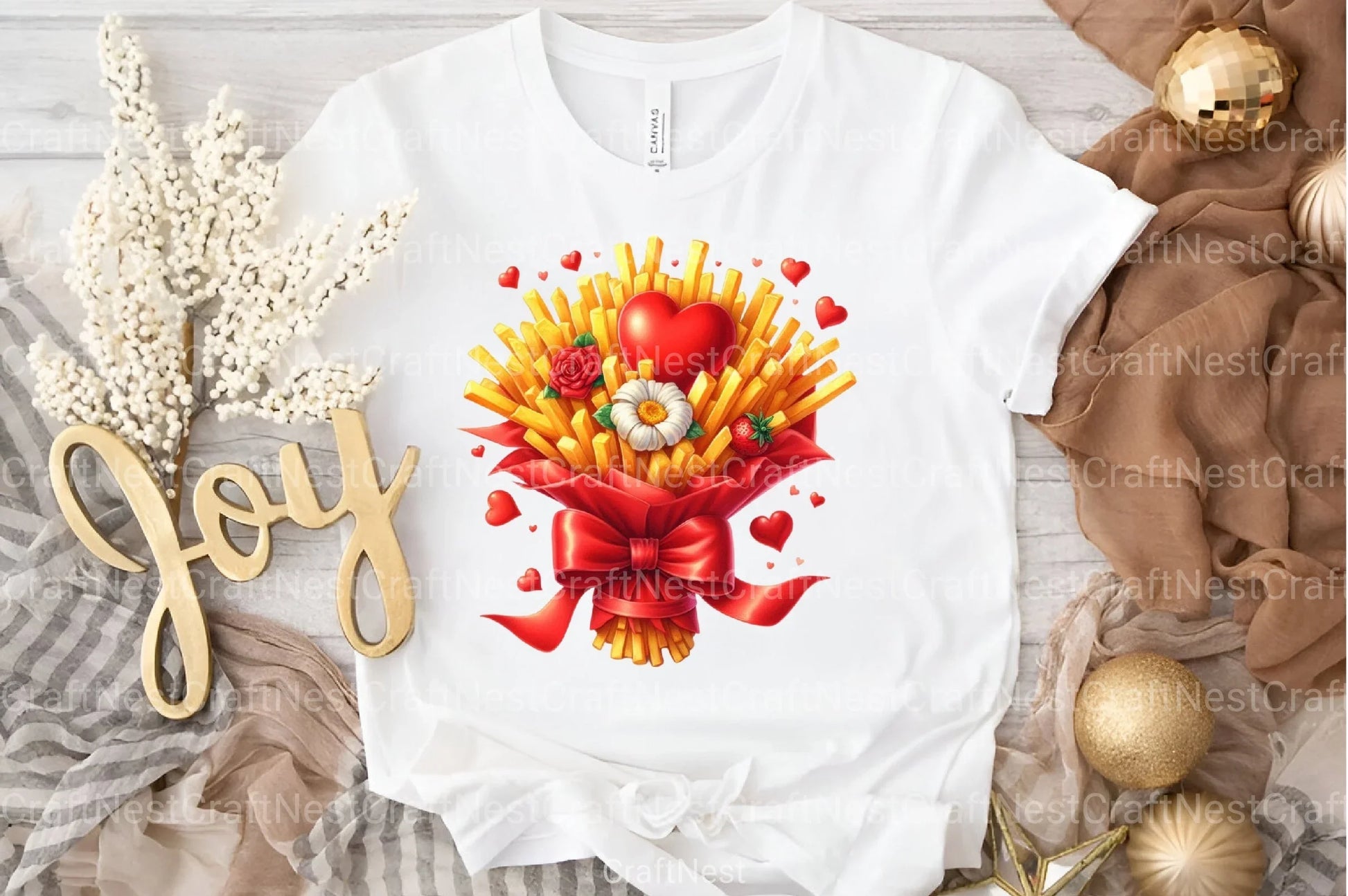 Valentine's Fries Clipart Bundle 3 - CraftNest - Digital Crafting and Art