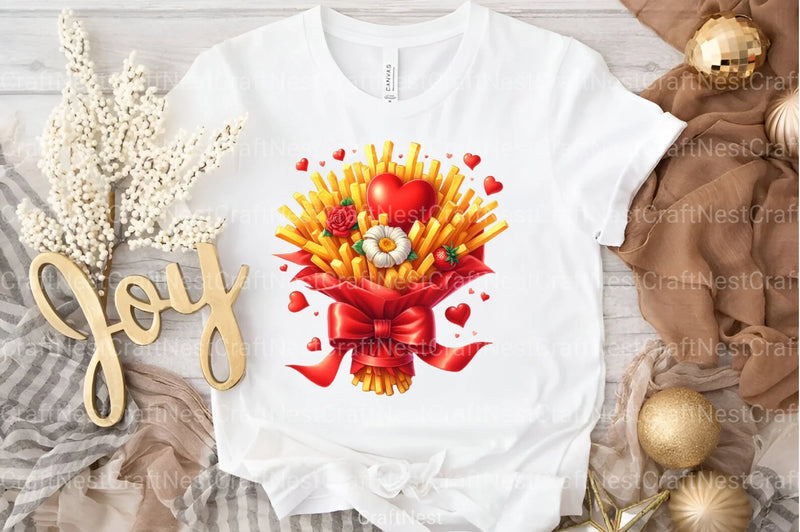 Valentine's Fries Clipart Bundle 3 - CraftNest - Digital Crafting and Art