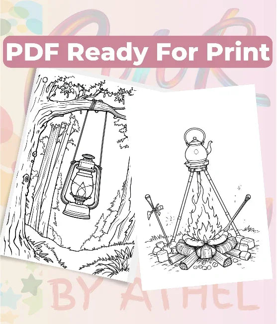 The Great Outdoors Coloring Book Bundle - CraftNest - Digital Crafting and Art