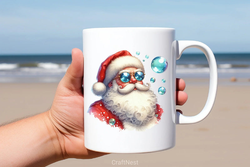 Santa Bubble Clipart Bundle - CraftNest - Digital Crafting and Art