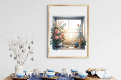 Floral Window Clipart Bundle - CraftNest - Digital Crafting and Art