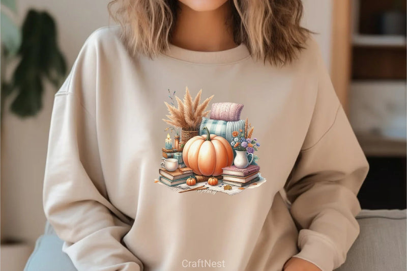 Autumn Pumpkin Clipart Bundle - CraftNest - Digital Crafting and Art