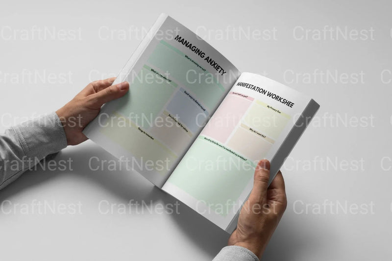 Mental Health Planner for Improved Well-being - CraftNest - Digital Crafting and Art