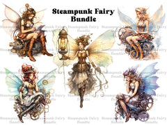 Steampunk Fairies Clipart - CraftNest