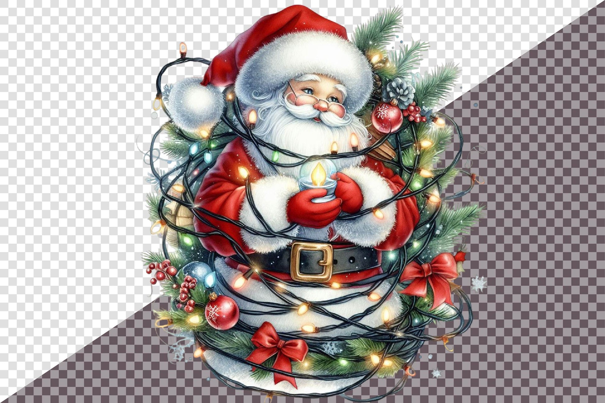 Santa Claus Clipart Bundle 2 - CraftNest - Digital Crafting and Art