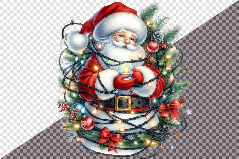 Santa Claus Clipart Bundle 2 - CraftNest - Digital Crafting and Art
