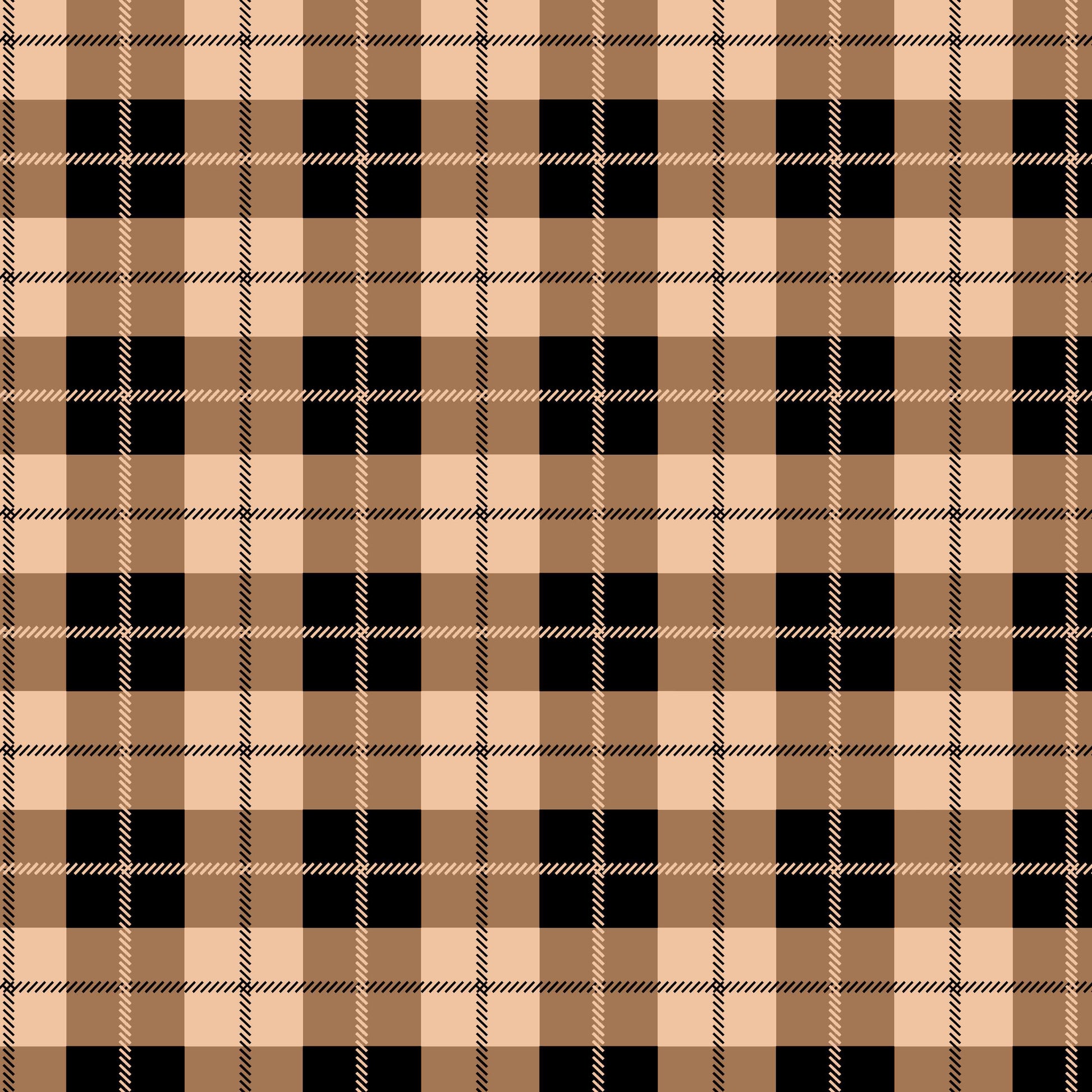 Fall Plaid Seamless Digital Paper - CraftNest - Digital Crafting and Art