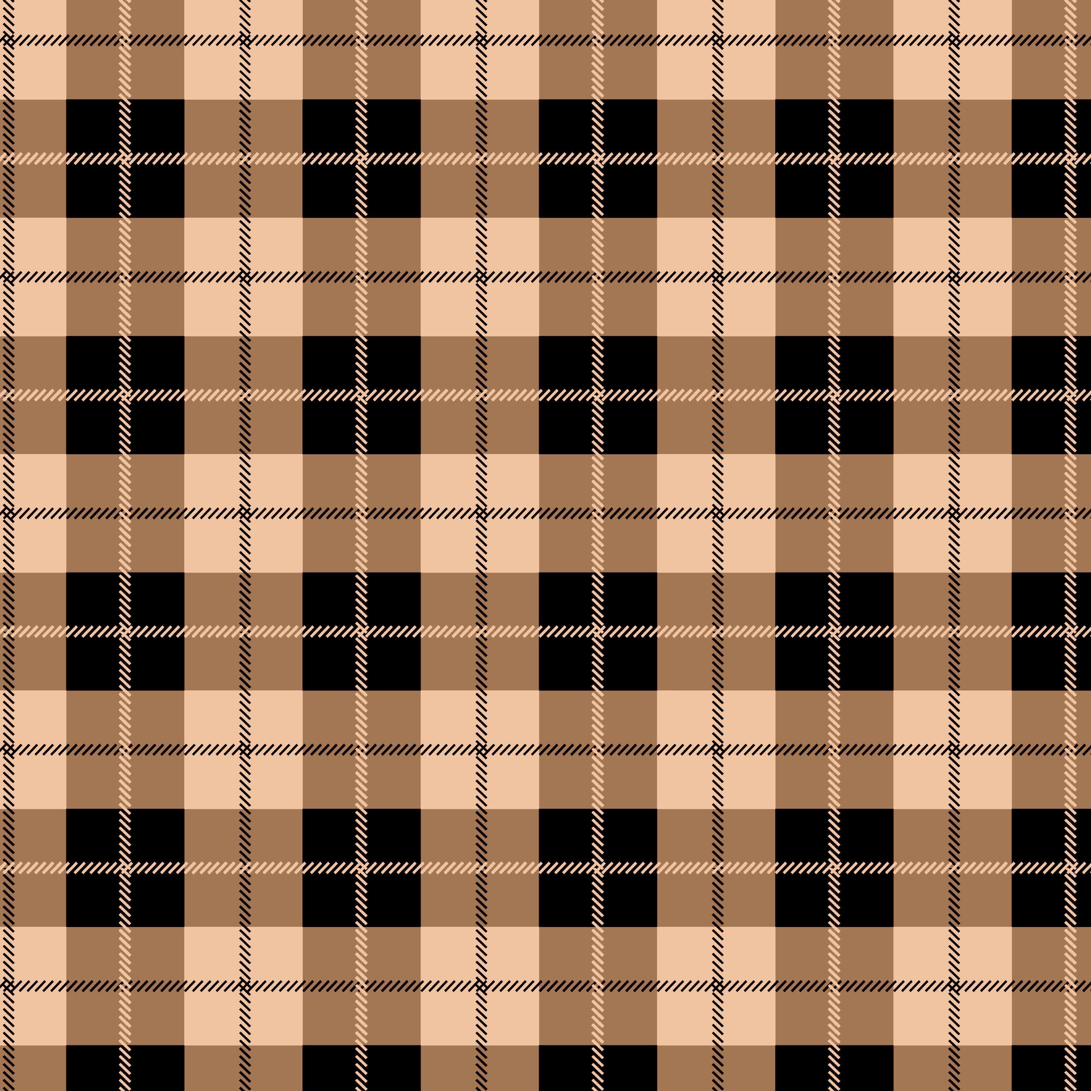 Fall Plaid Seamless Digital Paper - CraftNest - Digital Crafting and Art