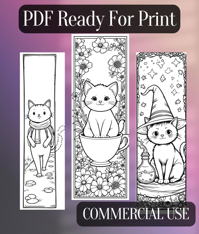 Cat Bookmark DIY Junk Journal Tutorial - CraftNest - Digital Crafting and Art