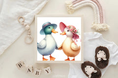 Friendship Duck Clipart Bundle - CraftNest - Digital Crafting and Art